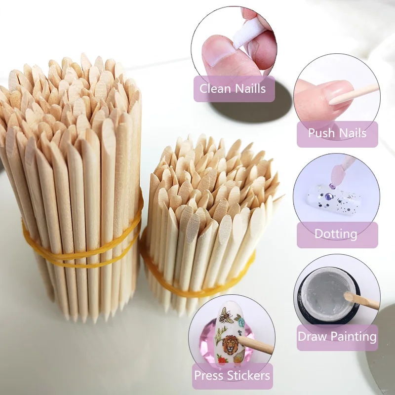 ไม้ดันหนังเล็บ 10-30 ชิ้น สีส้ - Nail Art Orange บทวิจารณ์และราคา