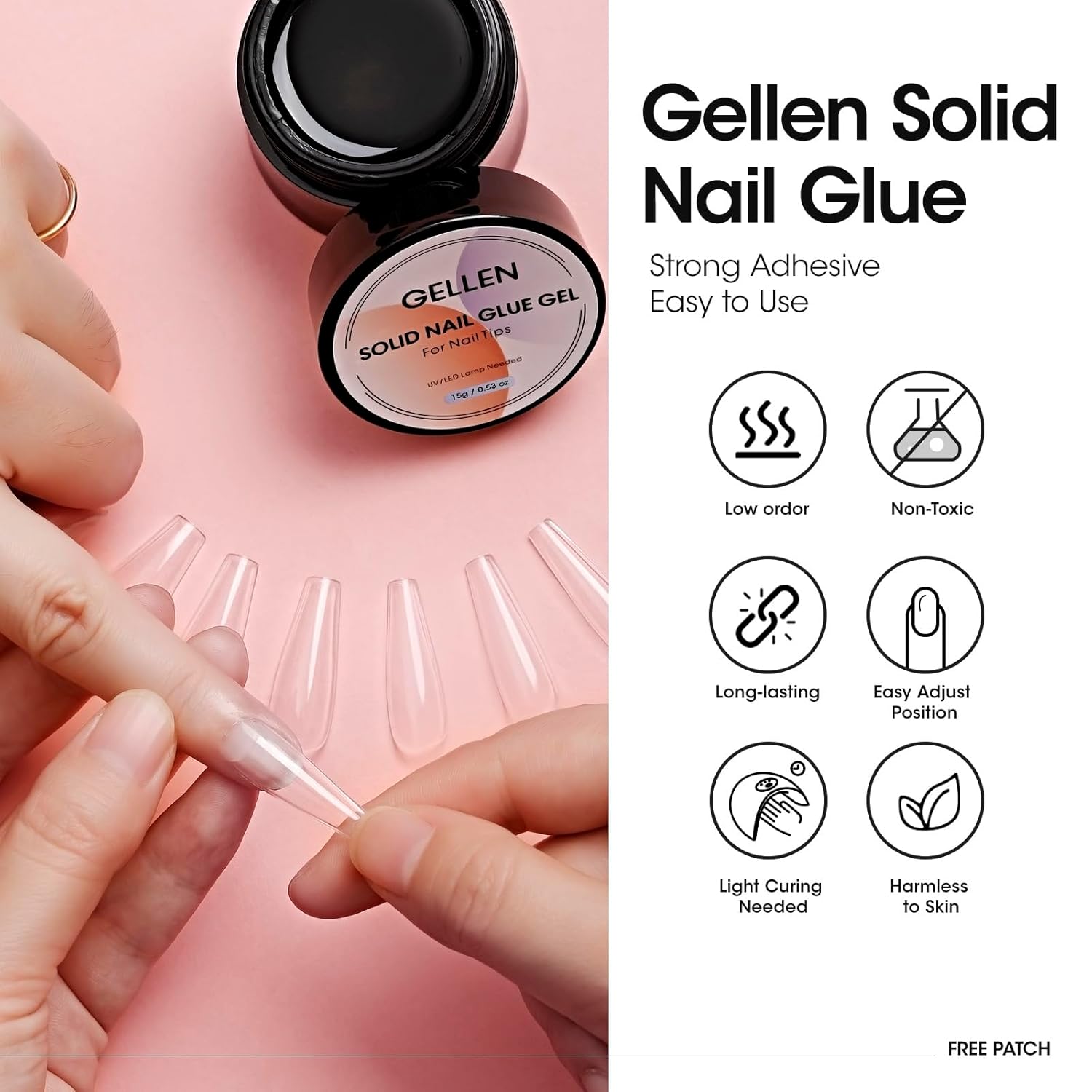 เจลเล็น น้ำยาต่อเล็บแบบแข็งใส  - Nail Art Ombre บทวิจารณ์และราคา