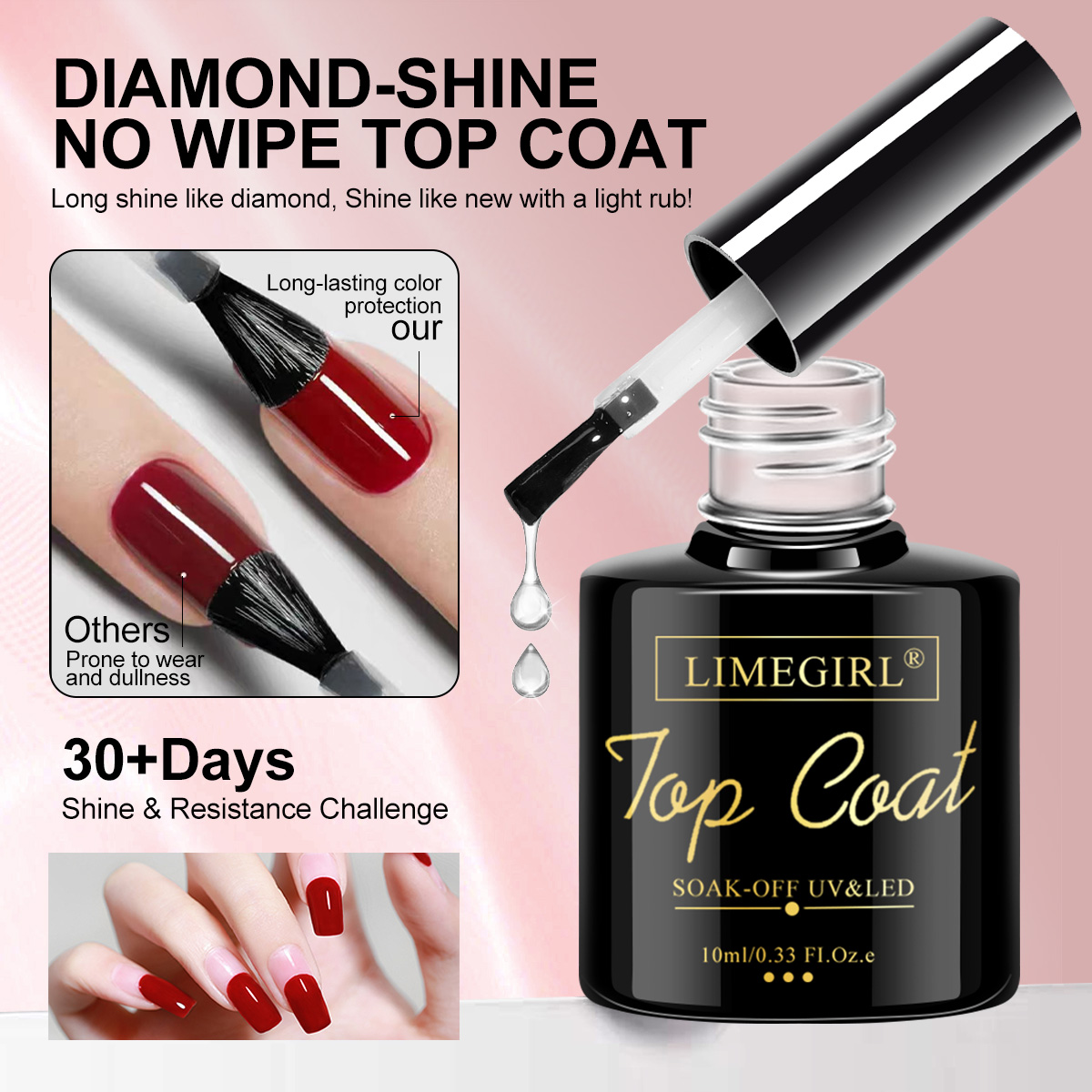 LIMEGIRL เล็บมัลติฟังก์ชั่นเจล - Nail Art Ombre บทวิจารณ์และราคา