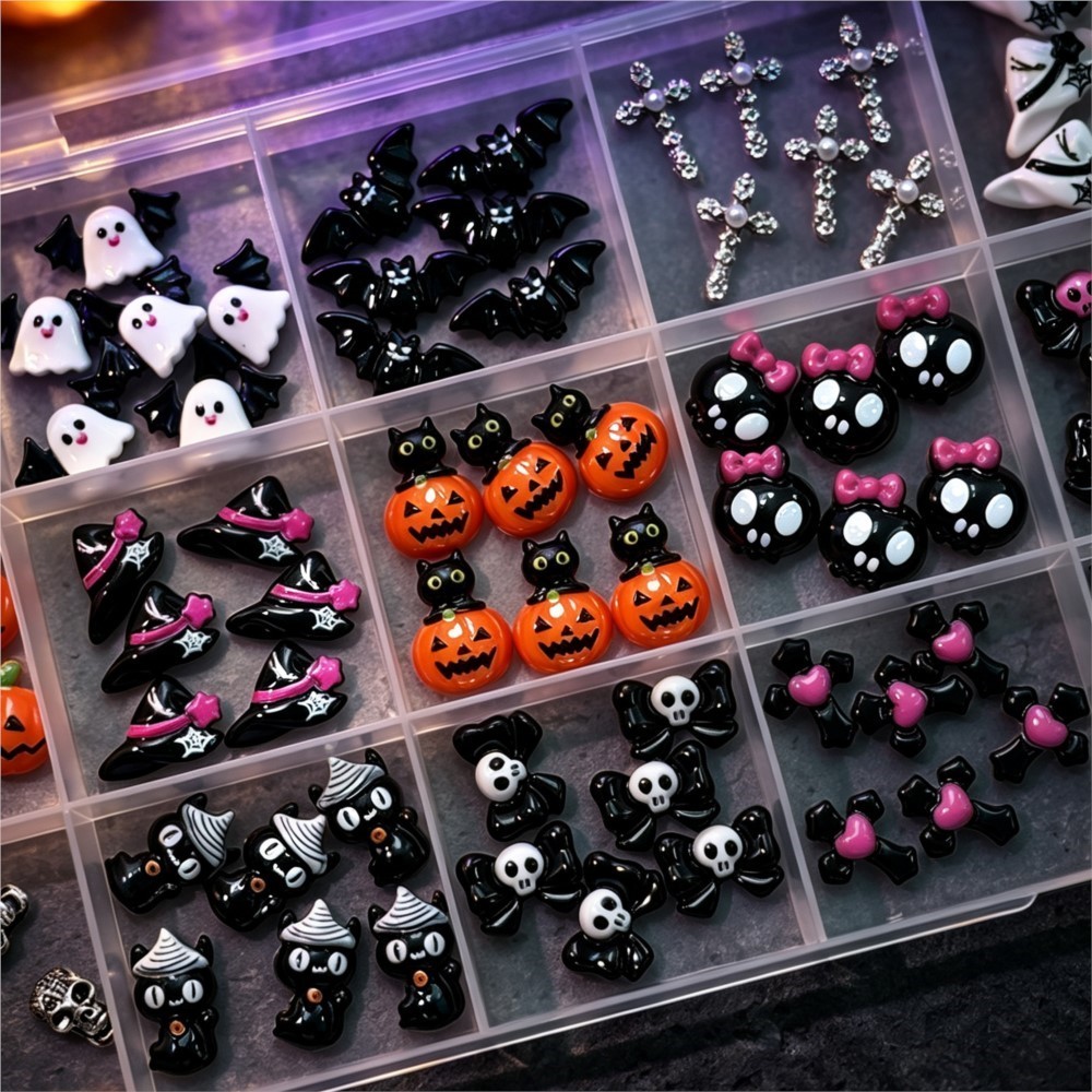 15 ช่อง 3D น่ารัก ลายฟักทอง/หั - Nail Art Valentines Day บทวิจารณ์และราคา