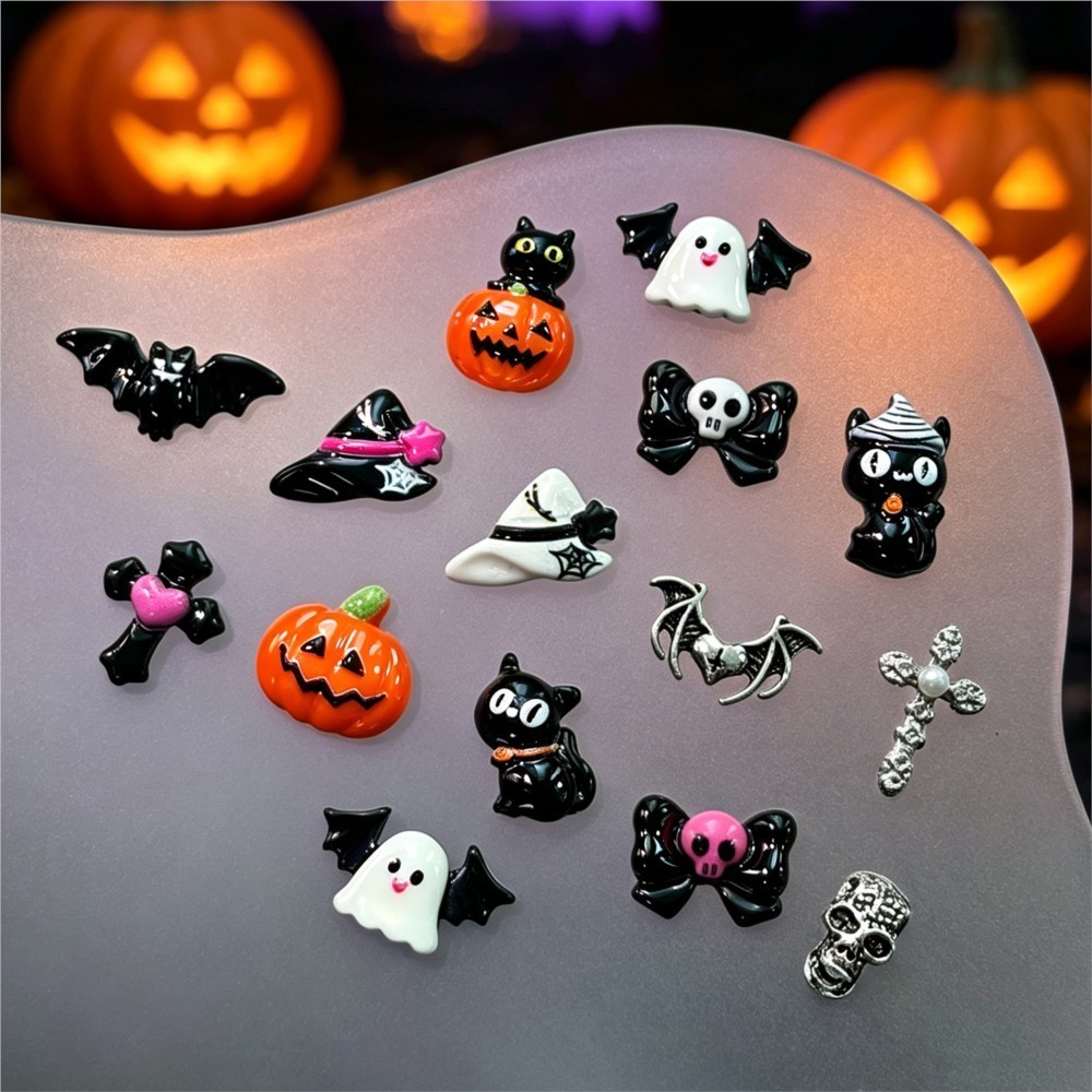 15 ช่อง 3D น่ารัก ลายฟักทอง/หั - Nail Art Valentines Day บทวิจารณ์และราคา