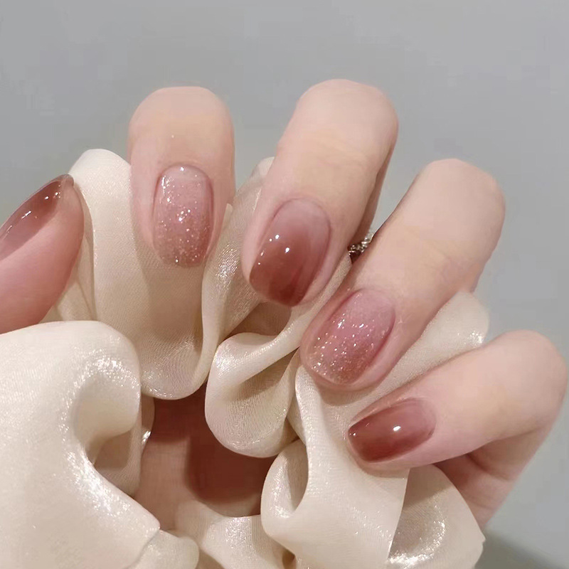 24ชิ้นสีชมพูสดใสสีไล่ระดับสีเค - Nail Art Pink บทวิจารณ์และราคา