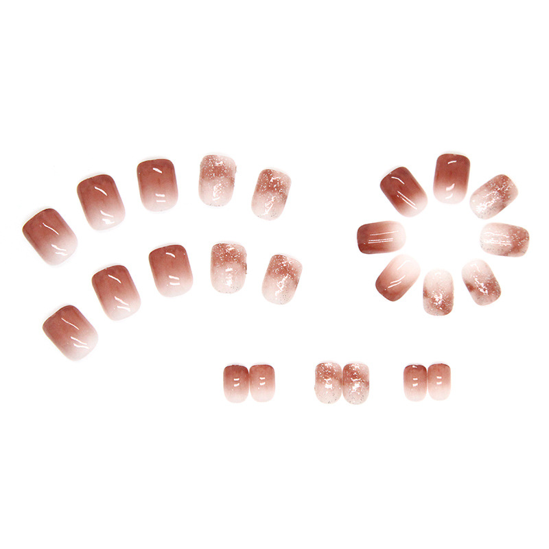 24ชิ้นสีชมพูสดใสสีไล่ระดับสีเค - Nail Art Pink บทวิจารณ์และราคา